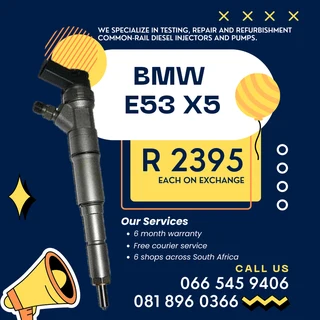 Bmw X5 E53 Diesel Injectors With Warranty
