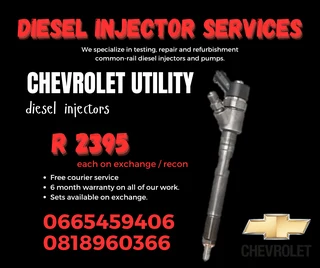 Chevrolet Utility Diesel Injectors With Warranty