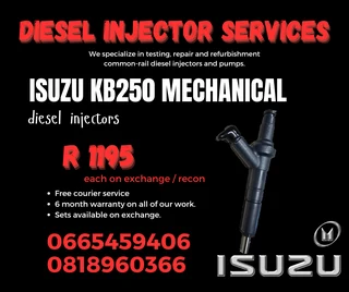 Isuzu Kb250 Mechanical Diesel Injectors With Warranty