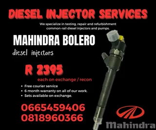 Mahindra Bolero Diesel Injectors With Warranty