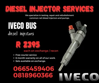 Iveco Diesel Injectors With Warranty