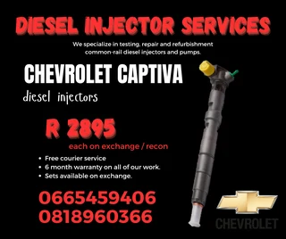 Chevrolet Captiva Diesel Injectors With Warranty