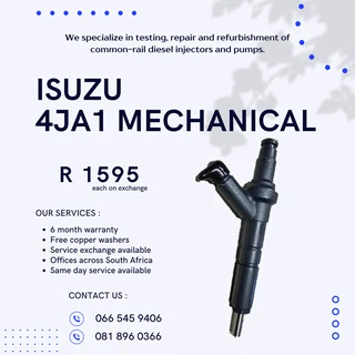 Isuzu Kb250 4ja1 Mechanical Diesle Injectors With Warranty