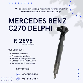 Mercedes Benz C270 Delphi Diesel Injectors With Warranty