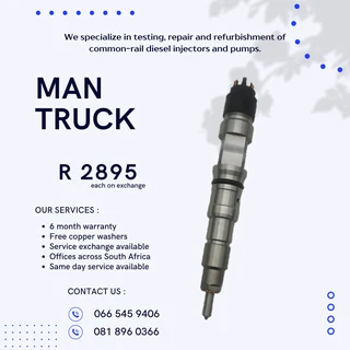 Man Truck Diesel Injectors With Warranty