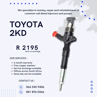 Toyota 2kd Diesel Injectors With Warranty