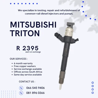 Mitsubishi Triton Diesel Injectors With Warranty