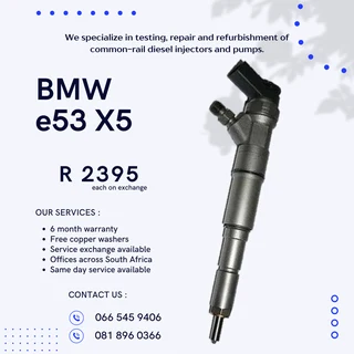 Bmw E53 X5 Diesel Injectors With Warranty