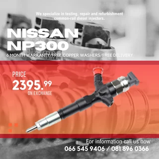 Nissan Np300 Diesel Injectors For Sale With Warranty