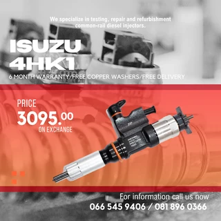 Isuzu 4hk1 Diesel Injectors For Sale With Warranty