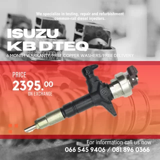 Isuzu Kb300 Dteq Diesel Injectors For Sale With Warranty