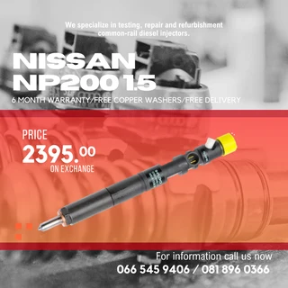 Nissan Np200 Diesel Injectors For Sale With Warranty