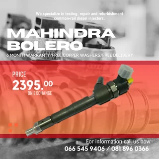 Mahindra Bolero Diesel Injectors For Sale With Warranty