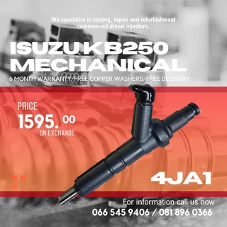 Isuzu Kb250 4ja1 Mechanical Diesel Injectors For Sale With Warranty