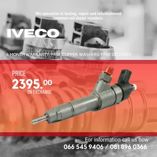 Iveco Diesel Injectors For Sale On Exchange With Warranty