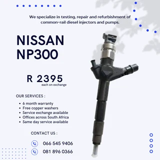 Nissan Np300 Diesel Injectors For Sale On Exchange With Warranty