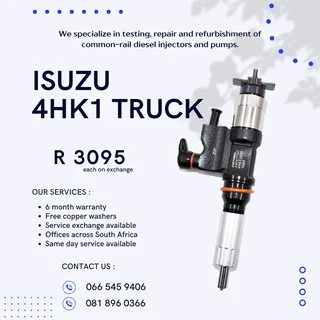 Isuzu 4hk1 Diesel Injectors For Sale On Exchange With Warranty
