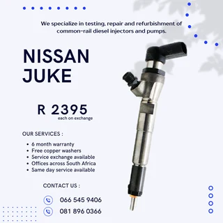 Nissan Juke Diesel Injectors For Sale On Exchange With Warranty