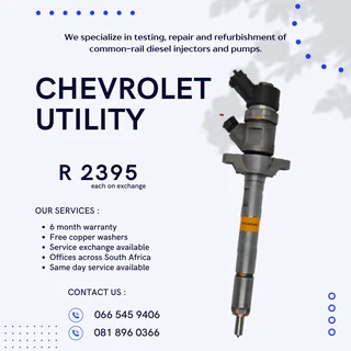 Chevrolet Utility Diesel Injectors For Sale On Exchange With Warranty