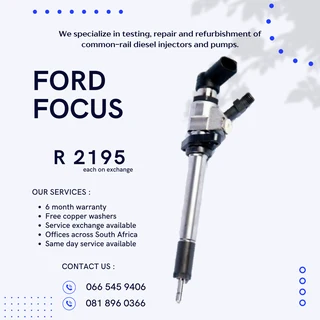 Ford Focus Diesel Injectors For Sale On Exchange With Warranty