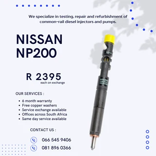 Nissan Np200 Diesel Injectors For Sale On Exchange With Warranty