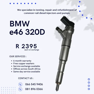 Bmw E46 320d Diesel Injectors For Sale On Exchange With Warranty