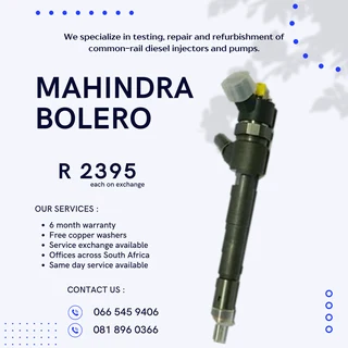 Mahindra Bolero Diesel Injectors For Sale On Exchange With Warranty