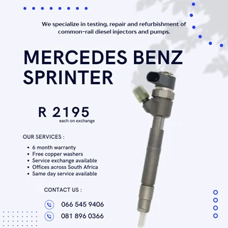 Mercedes Benz Sprinter Diesel Injectors For Sale On Exchange With Warranty