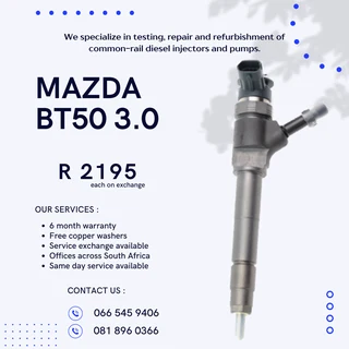 Mazda Bt50 Diesel Injectors For Sale On Exchange With Warranty