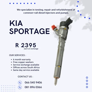 Kia Sportage 2.0 Diesel Injectors For Sale On Exchange With Warranty