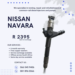 Nissan Navara Diesel Injectors For Sale On Exchange With Warranty