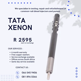 Tata Xenon Diesel Injectors For Sale On Exchange With Warranty