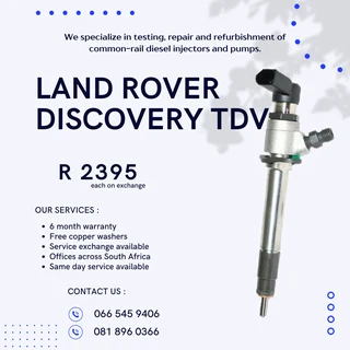 Land Rover Discovery Tdv Diesel Injectors For Sale On Exchange With Warranty