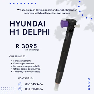 Hyundai H1 Delphi Diesel Injectors For Sale On Exchange With Warranty