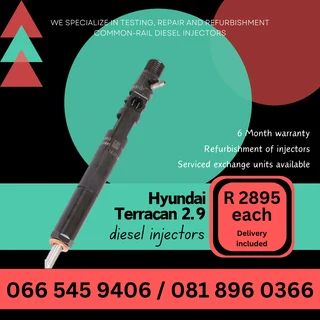 Hyundai Terracan Diesel Injectors For Sale On Exchange With Warranty