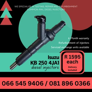 Isuzu Kb250 4ja1 Diesel Injectors For Sale On Exchange With Warranty