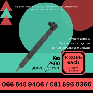 Kia 2500 Diesel Injectors For Sale On Exchange With Warranty