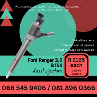 Ford Ranger 3.0 Tdci Diesel Injectors For Sale On Exchange With Warranty