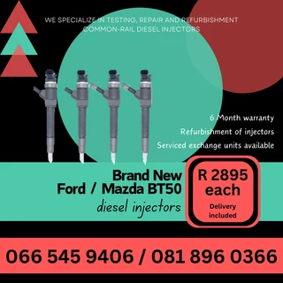 Ford / Mazda Bt50 Diesel Injectors For Sale On Exchange With Warranty