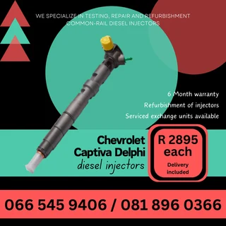 Chevrolet Captiva Delphi Diesel Injectors For Sale On Exchange With Warranty