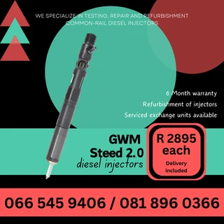 Gwm Steed 2.0 Diesel Injectors For Sale On Exchange With Warranty