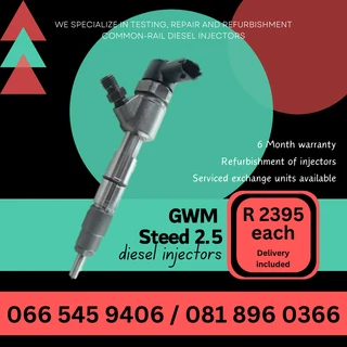 Gwm Steed 2.5 Diesel Injectors For Sale On Exchange With Warranty