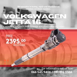 Vw Jetta 1.6 Diesel Injectors For Sale
