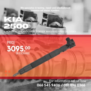 Kia 2500 Diesel Injectors For Sale On Exchange