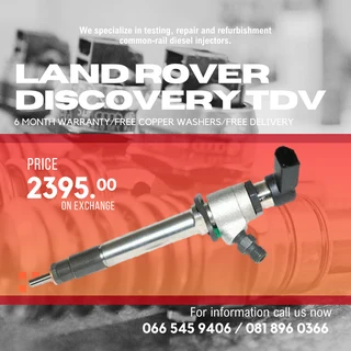 Land Rover Discovery Tdv Diesel Injectors For Sale