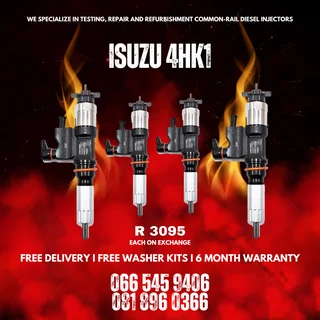 Isuzu 4hk1 Diesel Injectors For Sale On Exchange
