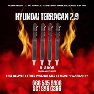 Hyundai Terracan Diesel Injectors For Sale On Exchange With Warranty