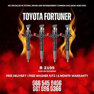 Toyota Fortuner Diesel Injetors For Sale On Exchange With Warranty