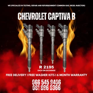 Chevrolet Captiva Diesel Injectors For Sale On Exchange With Warranty