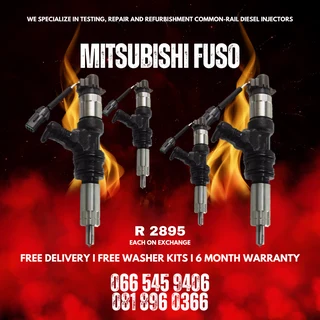 Mitsubishi Fuso Diesel Injectors For Sale On Exchange With Warranty